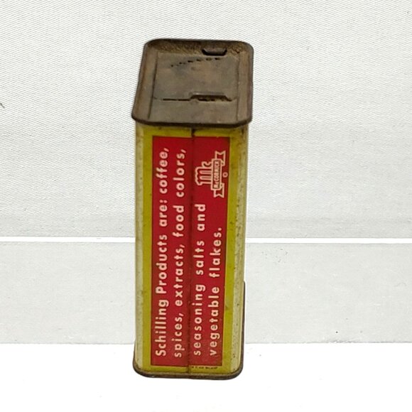 Schilling & Co Cloves Spice Tin 2 Oz 1930s Retro Kitchen Décor Collectible VTG - Picture 3 of 6